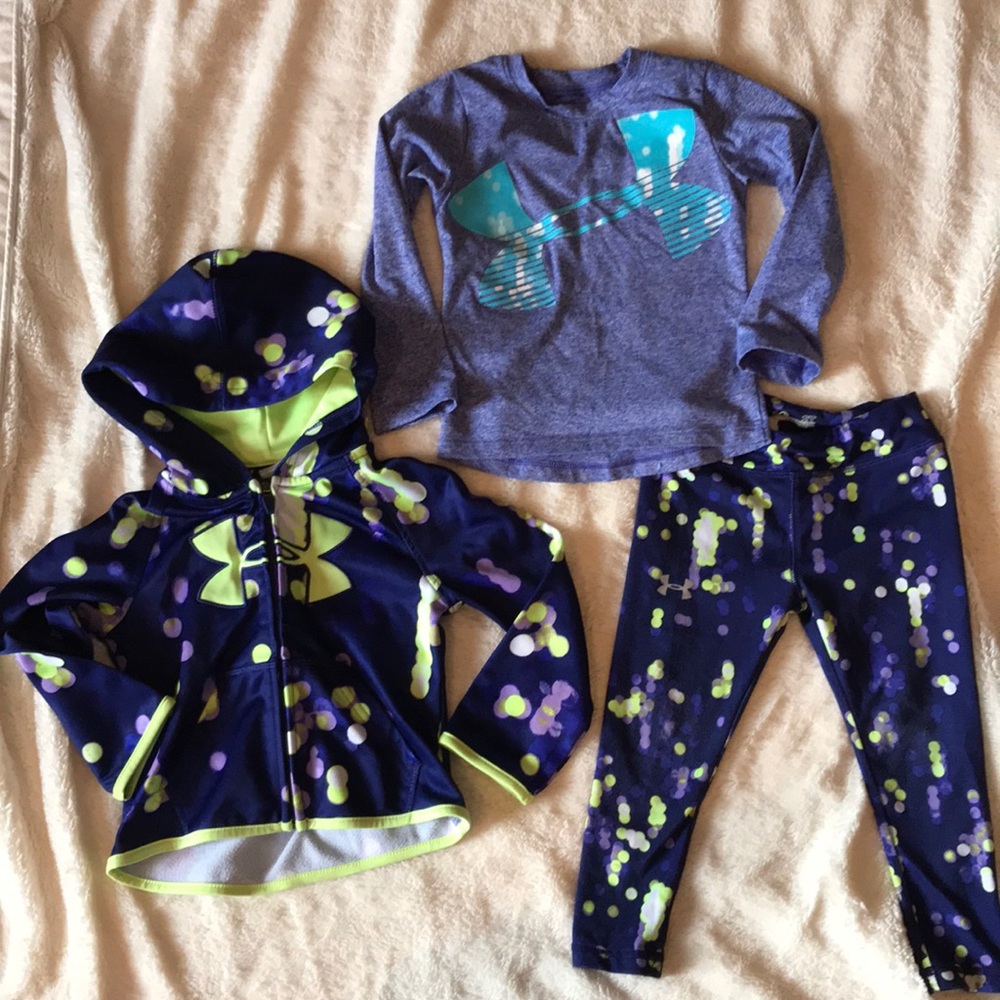 3 piece Under Armour Girls 2T set